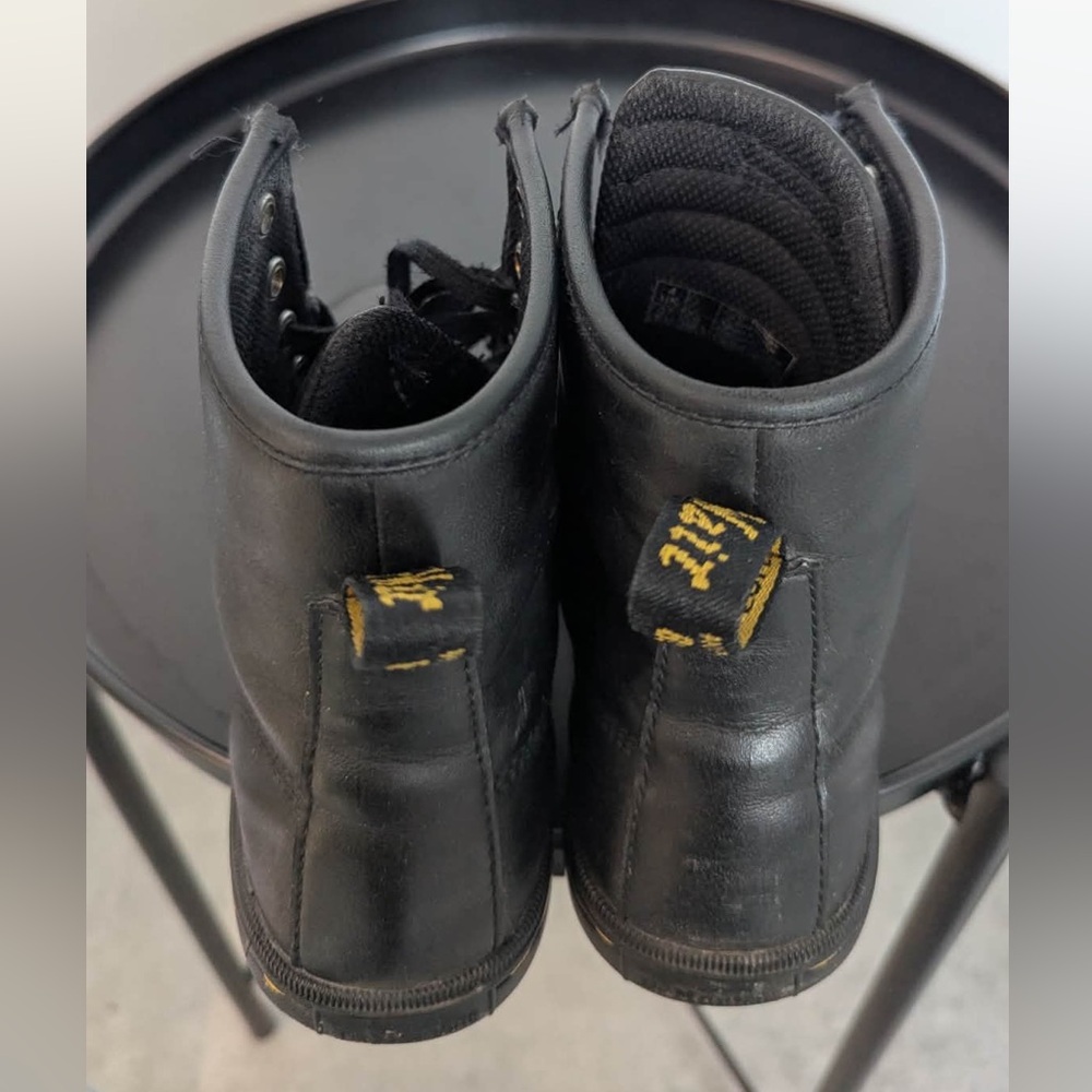 Dr Martens Sheridan Boots Women’s 37 Black Matte High Top Lace Up Sneaker Boots - Picture 6 of 10